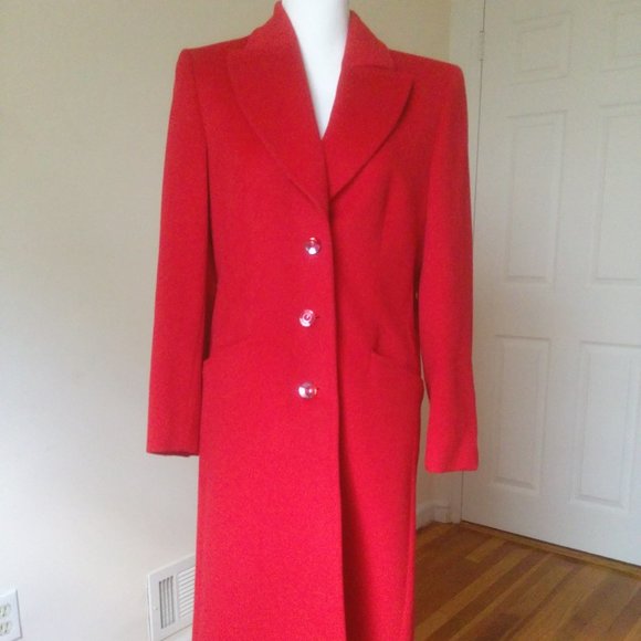 ESCADA Mid Midi Length Winter Wool Coat - Picture 2 of 16